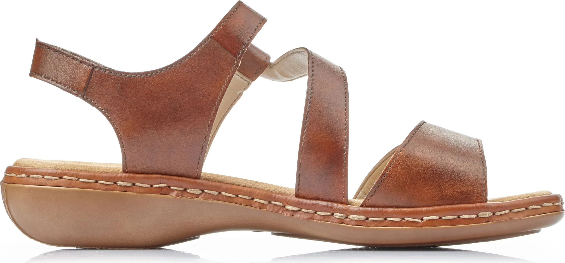 Tan Criss Cross Sandal
