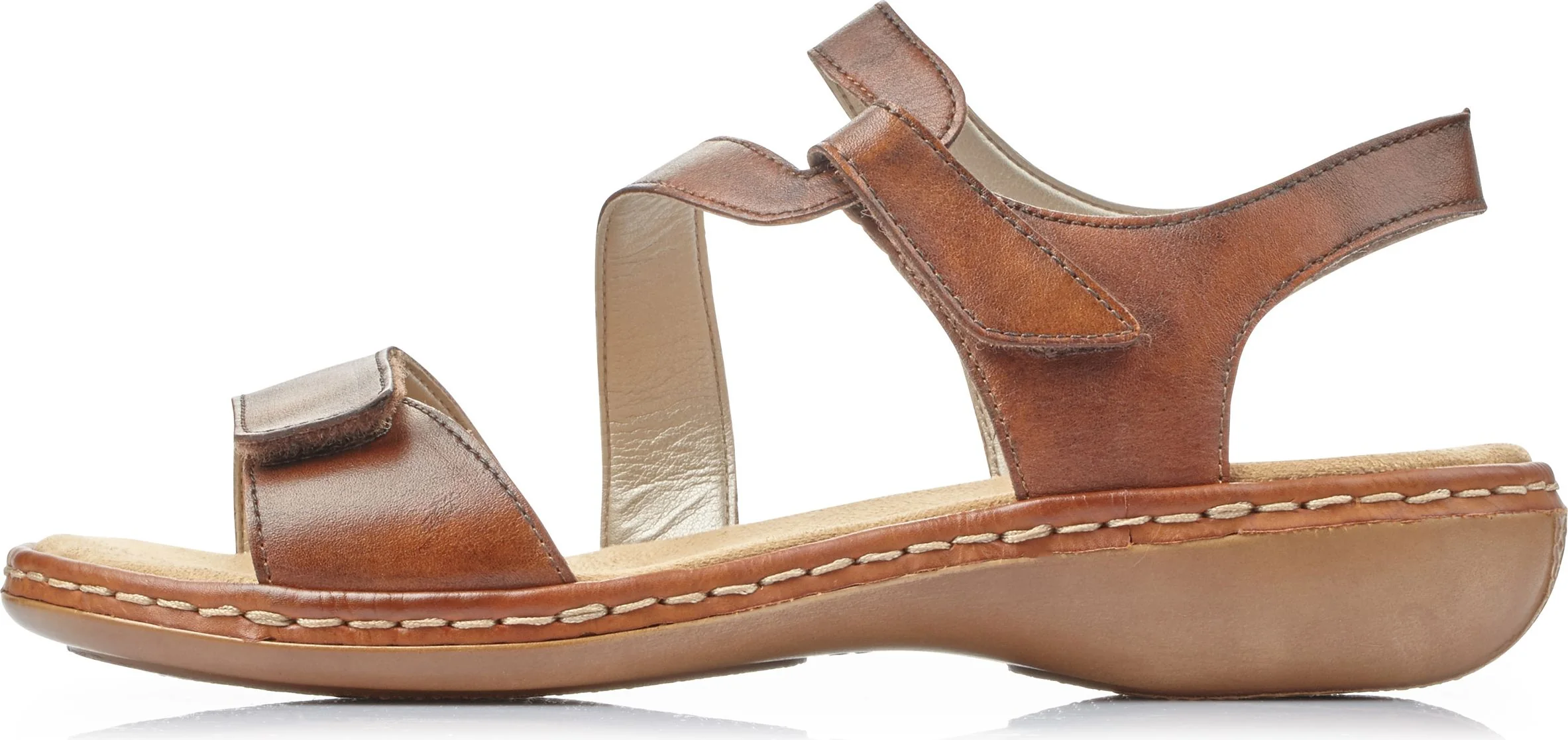 Tan Criss Cross Sandal - Image 2