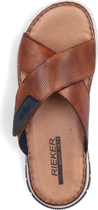Tan Cross Strap Sandal - Image 4