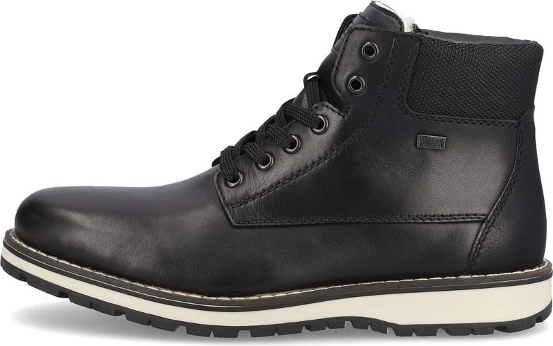 Warm Lined Lace Up Black - Image 3