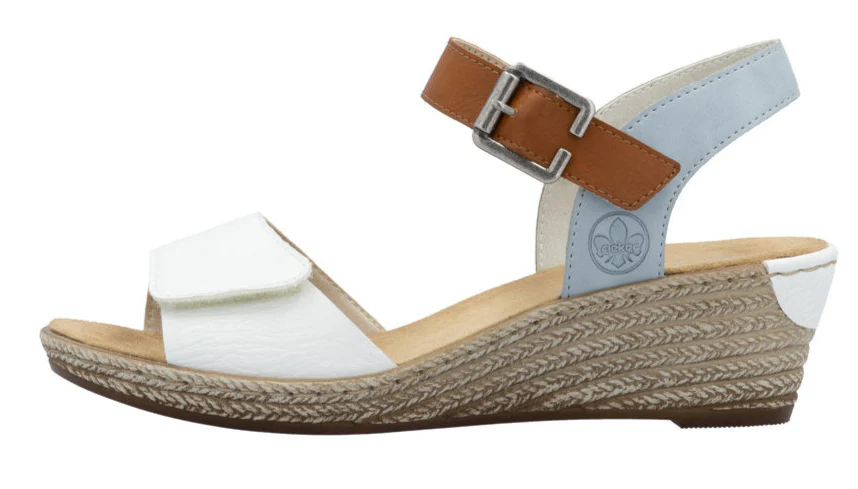 White 2 Strap Wedge - Image 3
