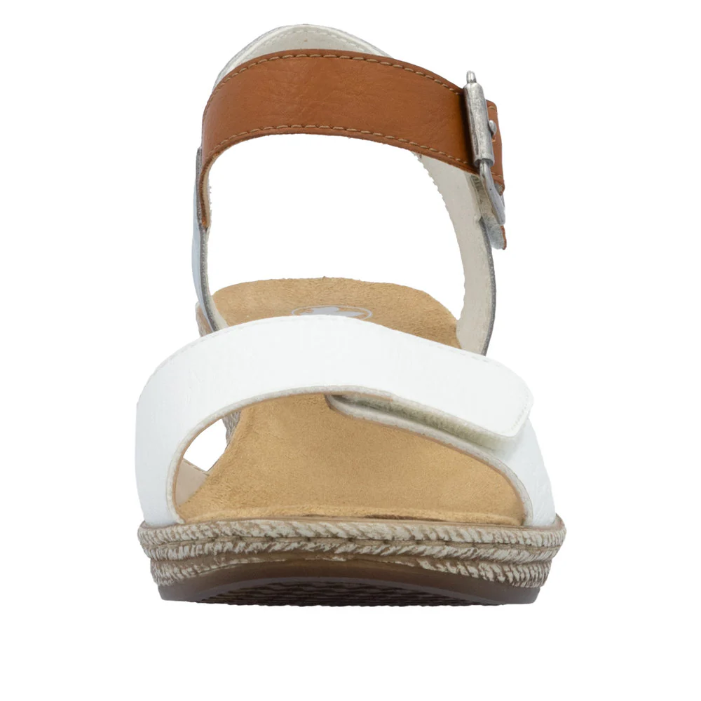 White 2 Strap Wedge - Image 4