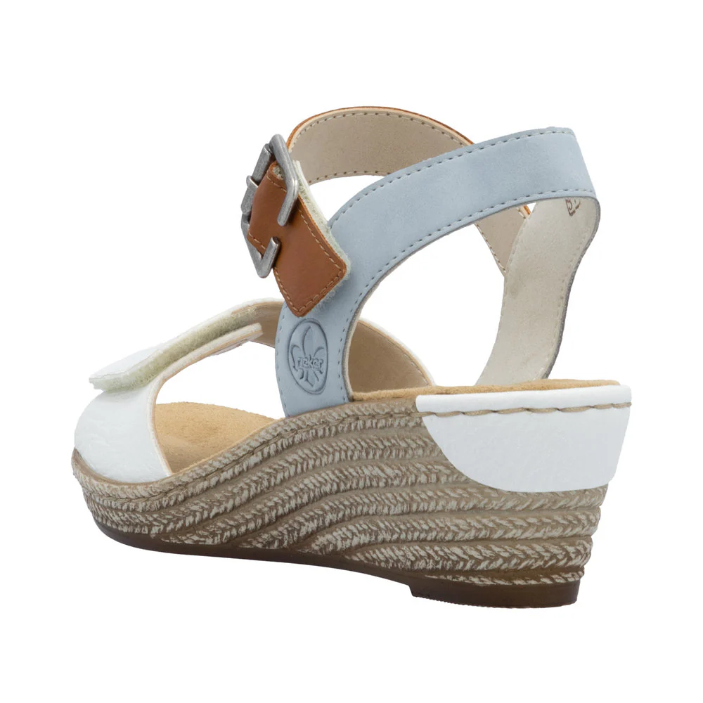 White 2 Strap Wedge - Image 5