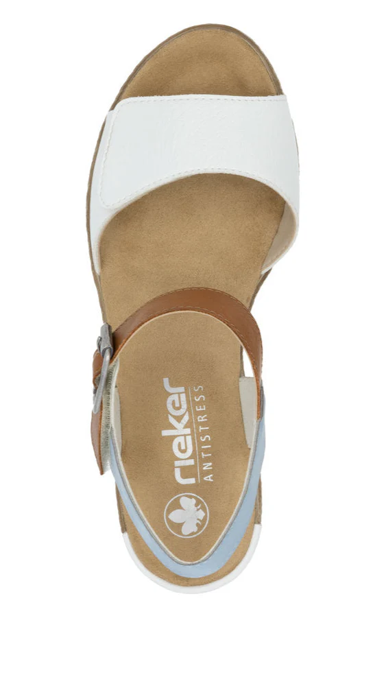 White 2 Strap Wedge - Image 6