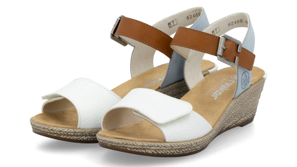 White 2 Strap Wedge - Image 8