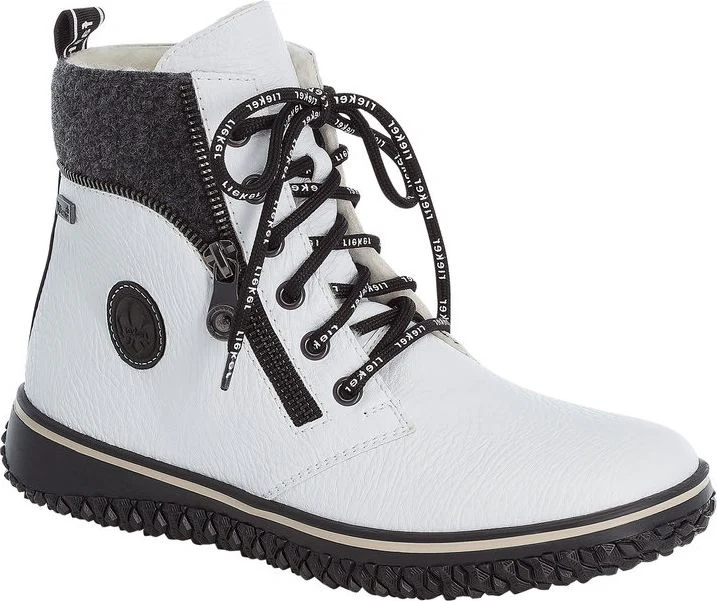 White Lace Up Boot