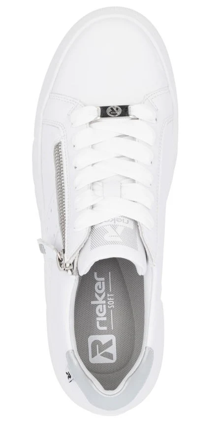 White Lace Up Side Zip - Image 6