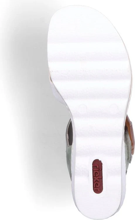 White/Mint Wedge With Buckle - Image 7