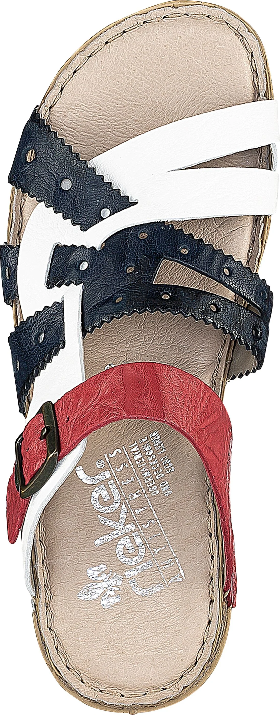 White/Navy/Red Slide - Image 4