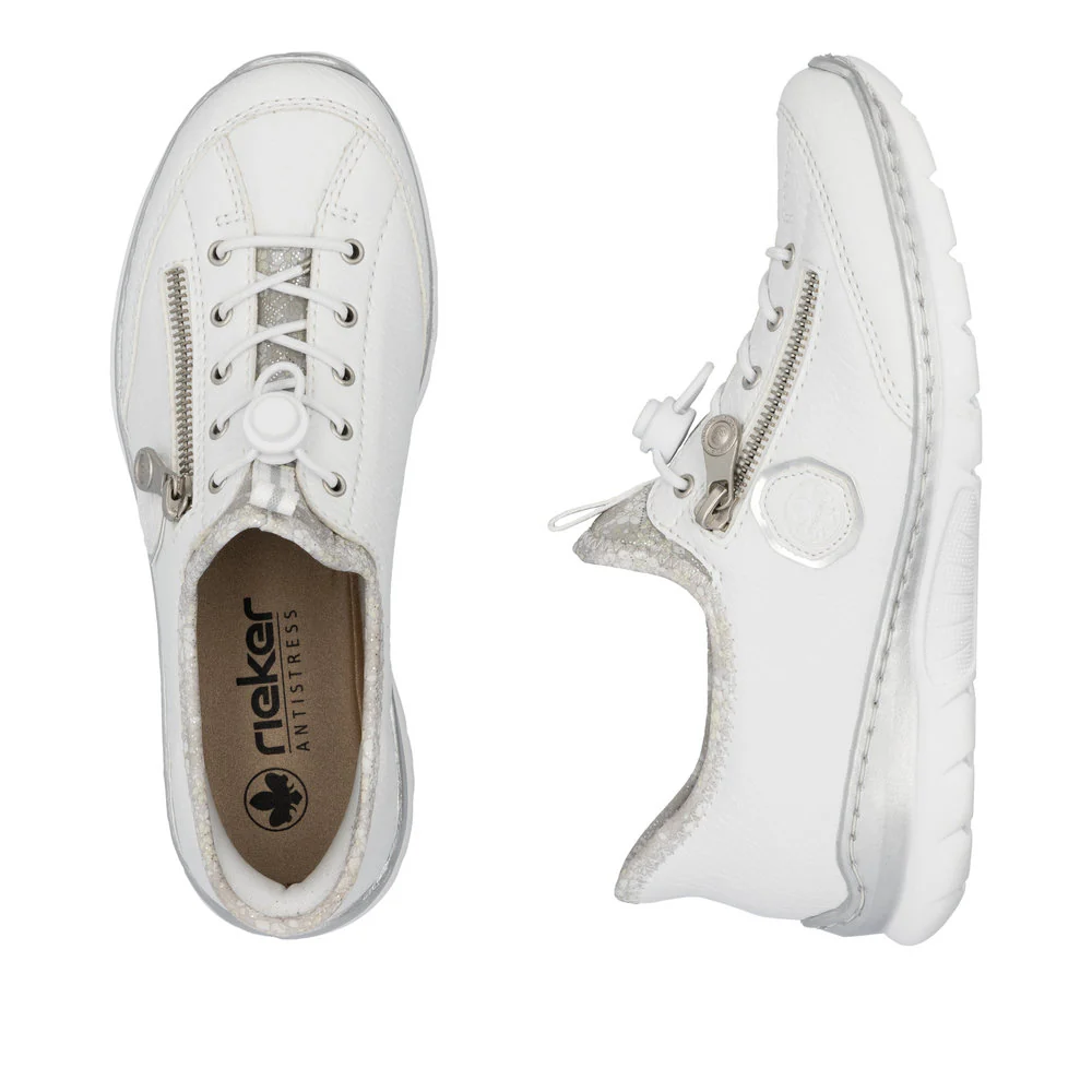 White Toggle Lace Up - Image 8