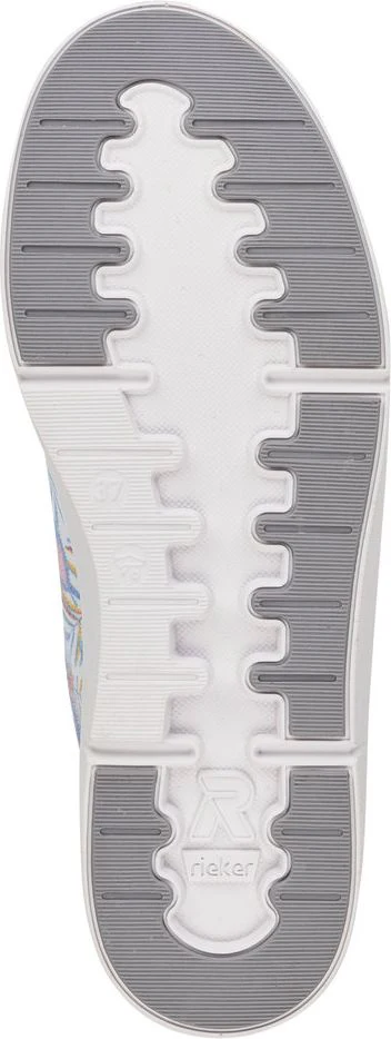 White/Tropical Print Lace Up - Image 7