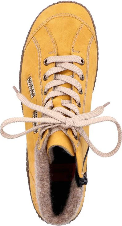 Yellow Lace Up Boot - Image 5