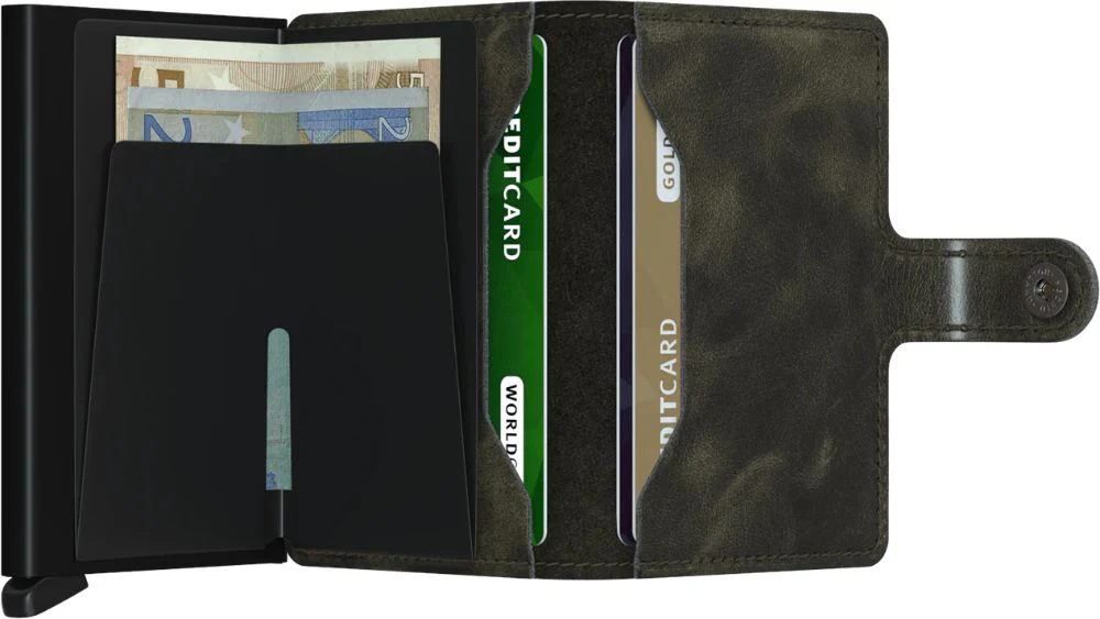 Miniwallet Vintage Olive-black - Image 3