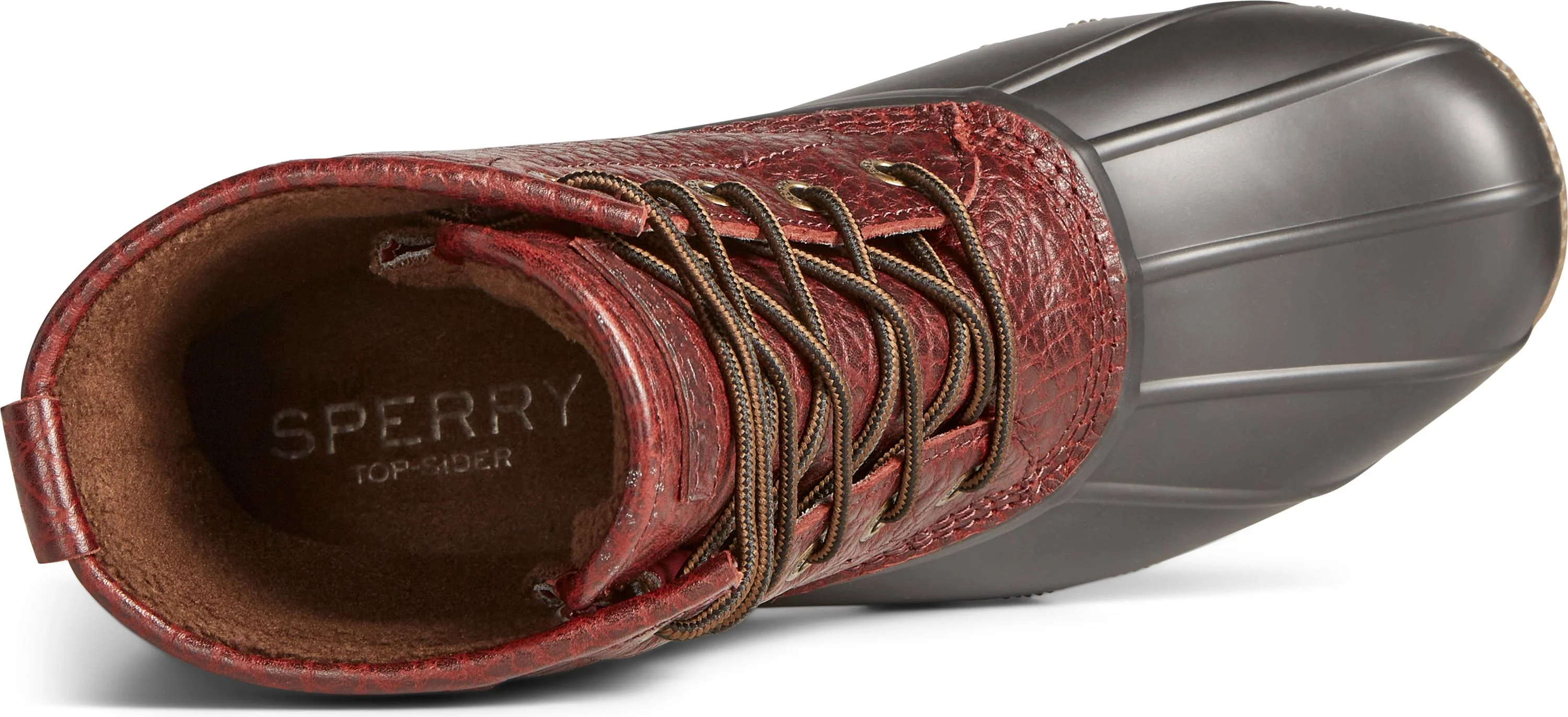 Saltwater Duck Boot Black & Amaretto - Image 5