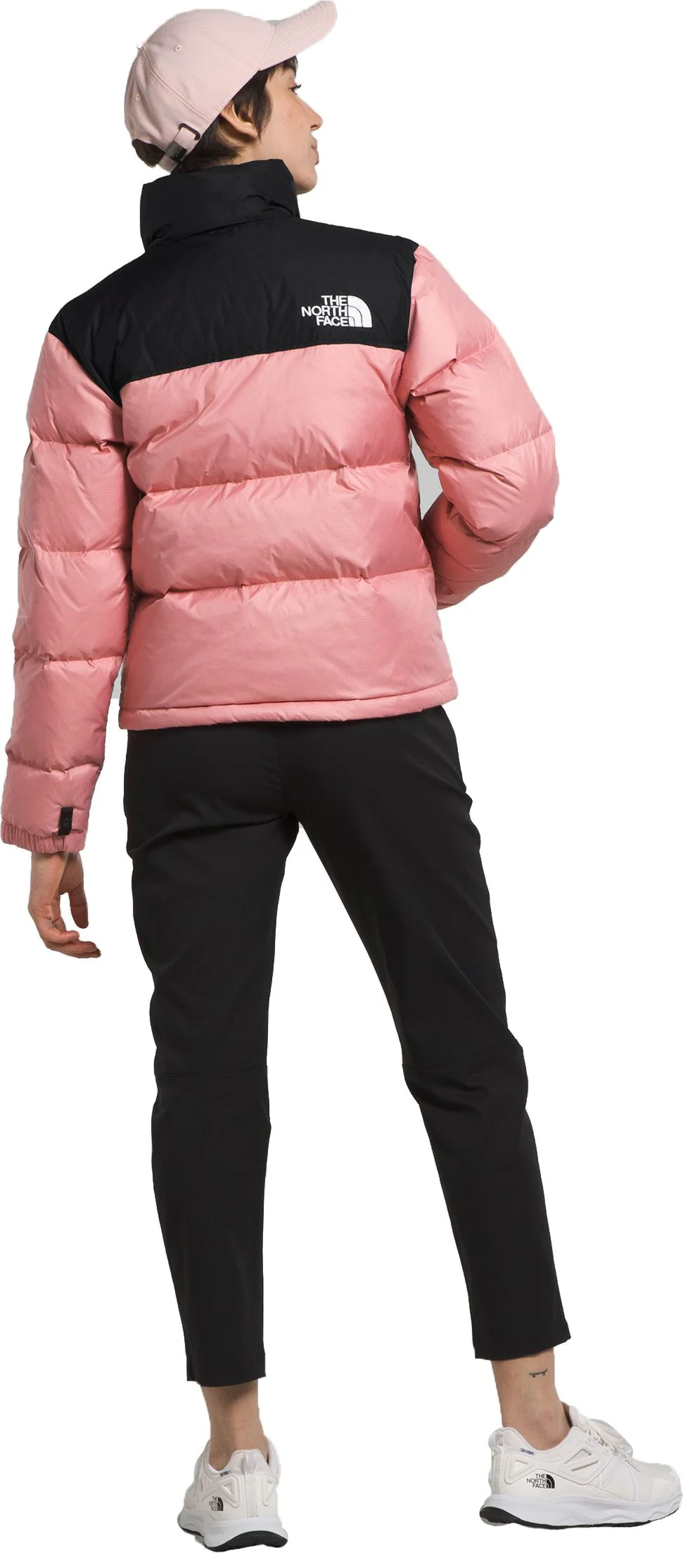 Women's 1996 Retro Nuptse Jacket Shady Rose TNF Black - Image 2