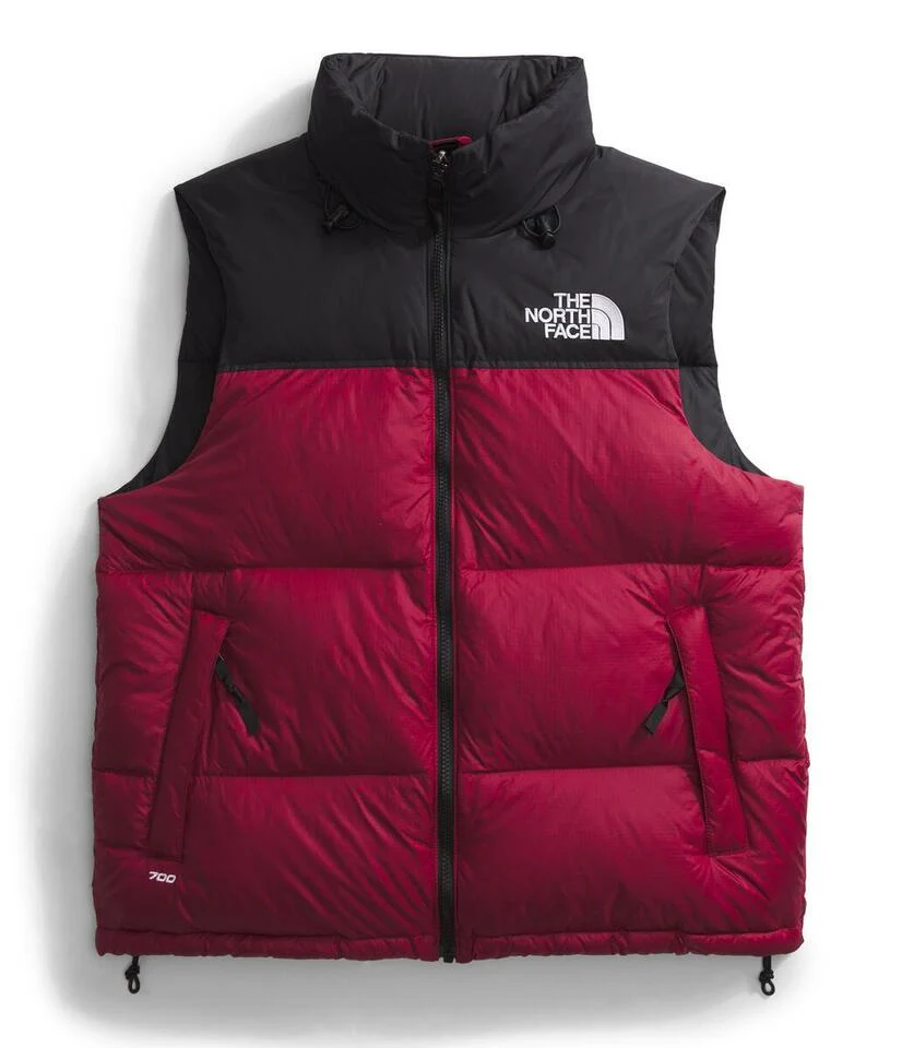 Men's 1996 Retro Nuptse Vest Beetroot - Image 3