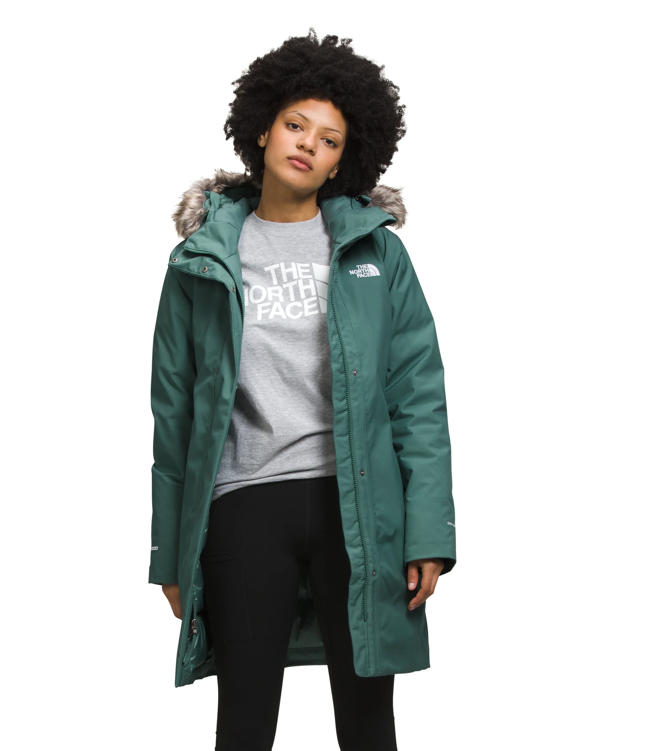 Women's Arctic Parka Dark Sage - Image 2