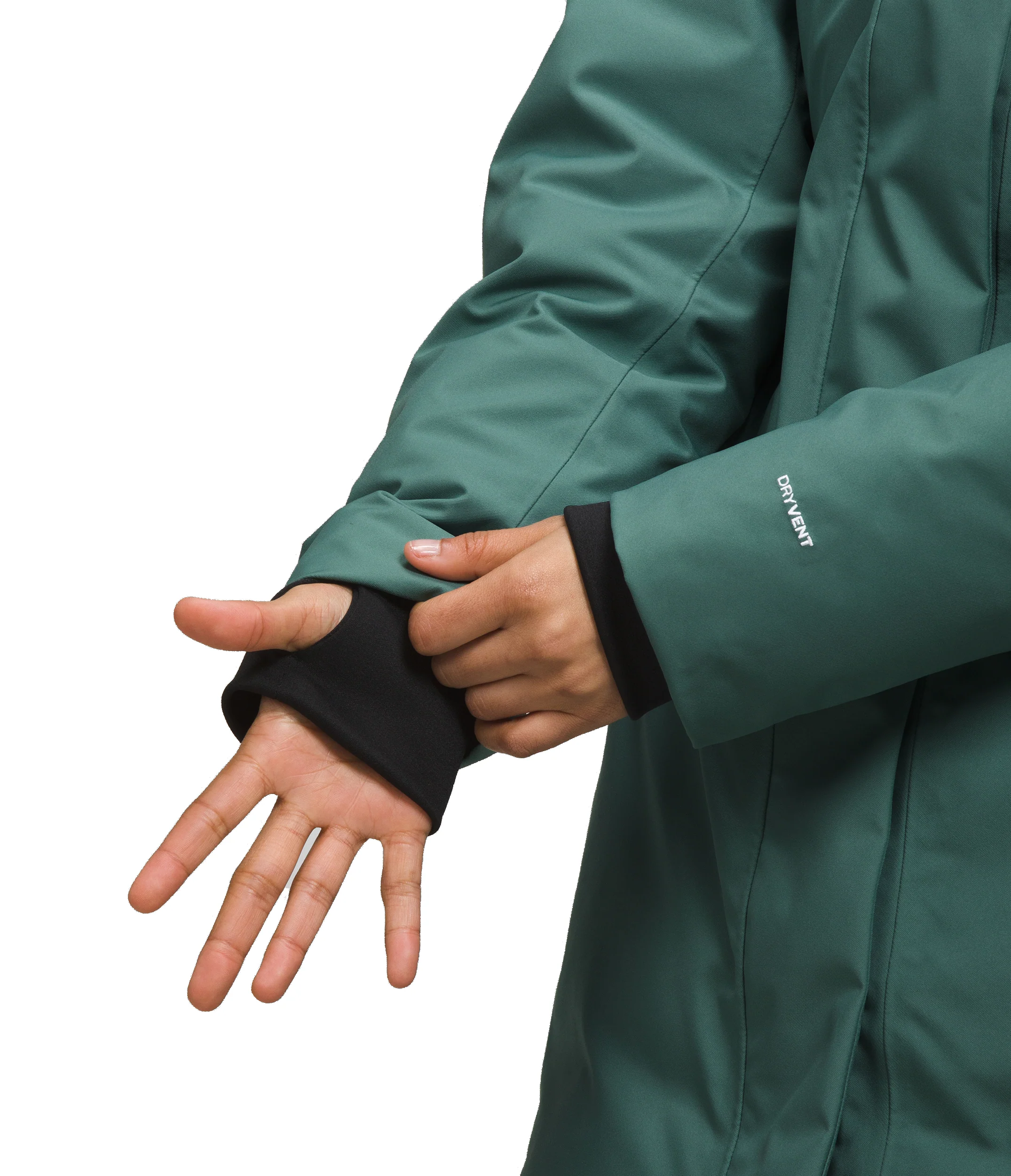 Women's Arctic Parka Dark Sage - Image 6