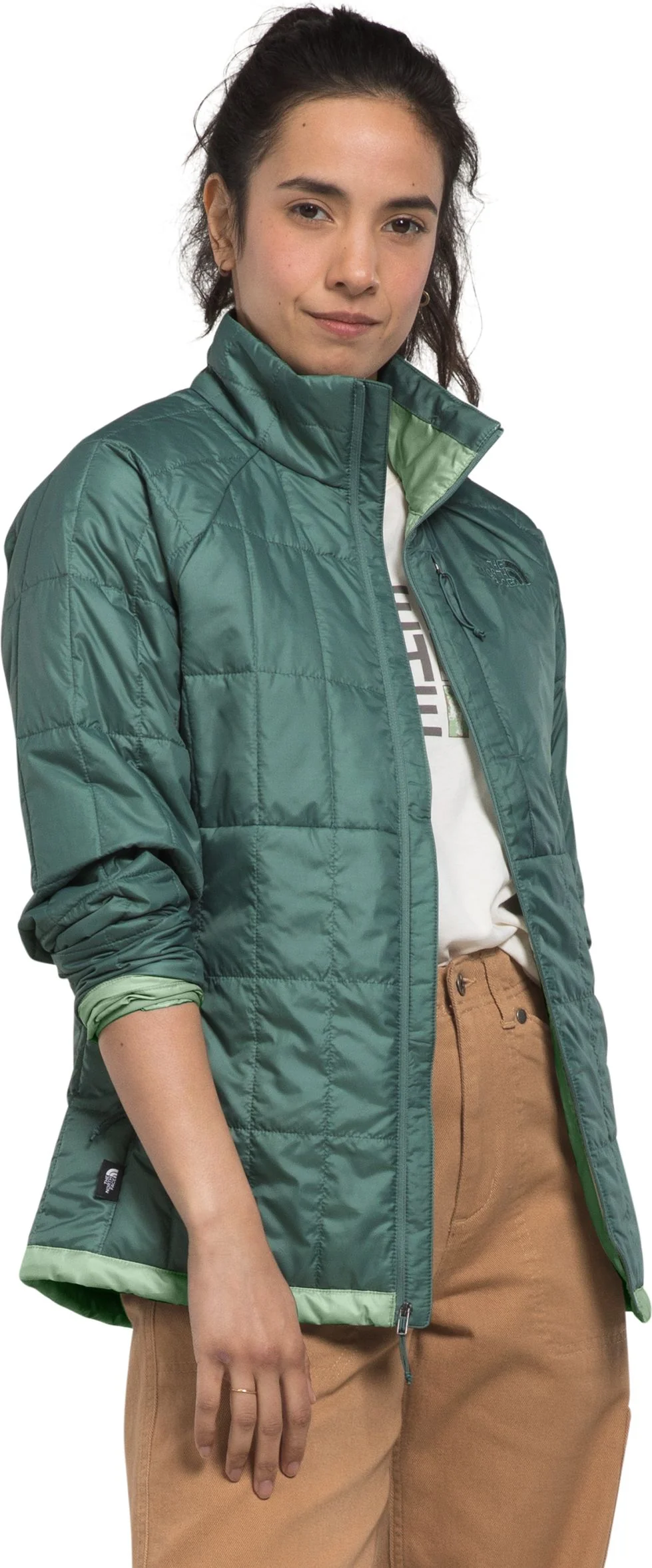 Women's Eco Insulator Full Zip Jacket Dark Sage Misty Sage