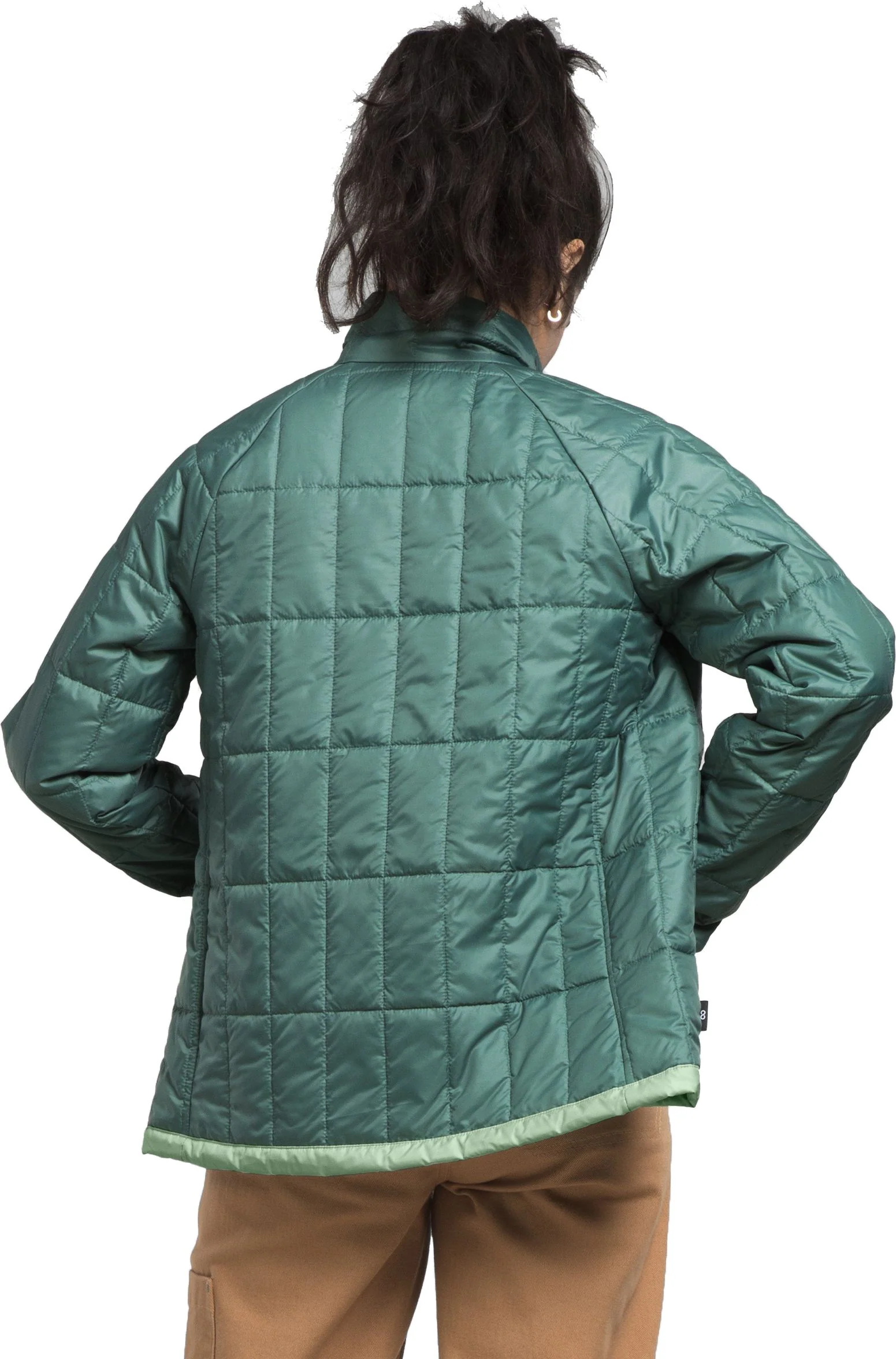 Women's Eco Insulator Full Zip Jacket Dark Sage Misty Sage - Image 2