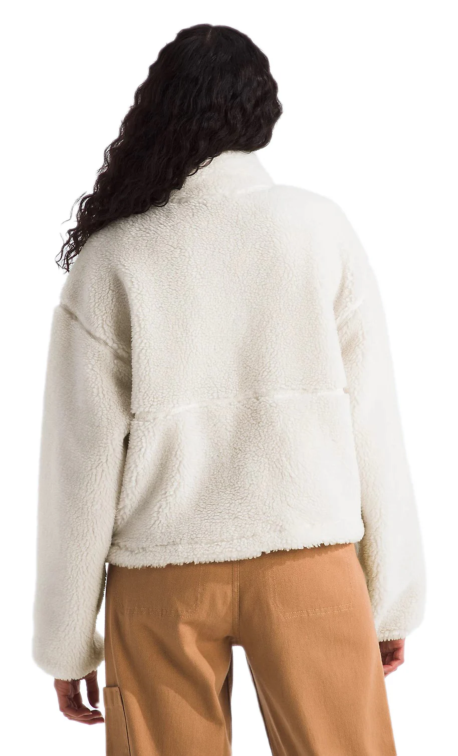 Women's Extreme Pile Pullover 2 White Dune - Image 3