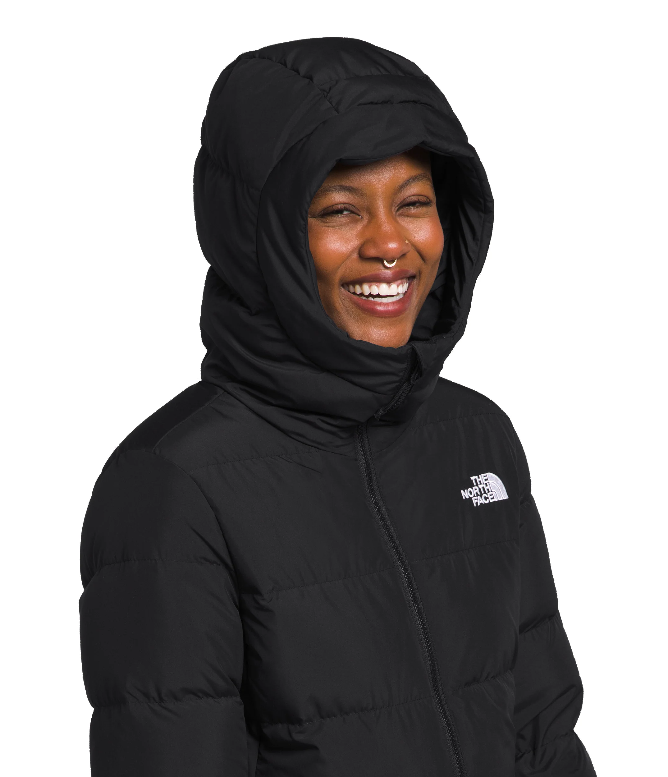 Women's Gotham Parka TNF Black - Image 4