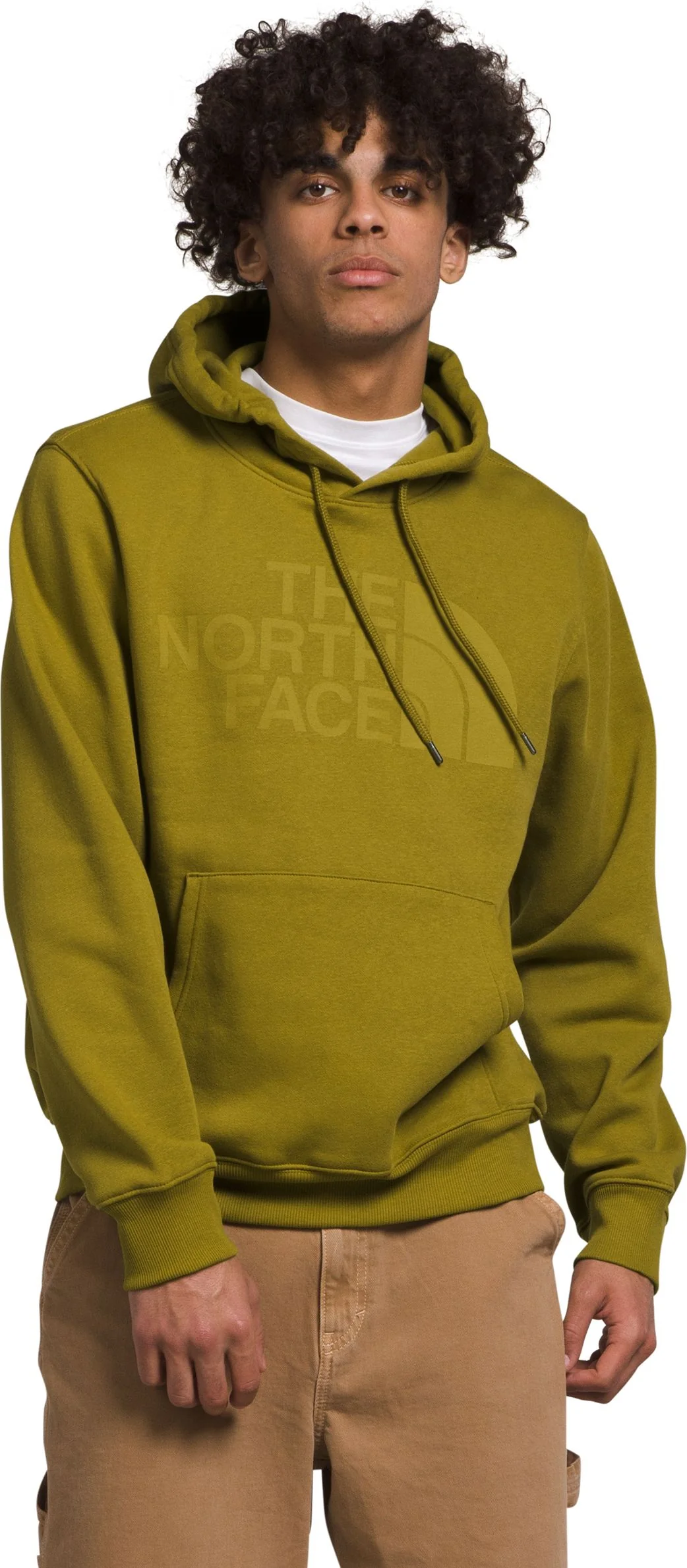 Men's Half Dome Pullover Hoodie Sulphur Moss Tonal - Image 3