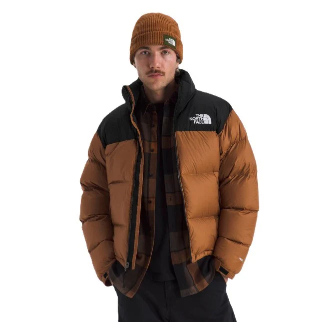 Men's 1996 Retro Nuptse Jacket Burnt Umber/Tnf Black