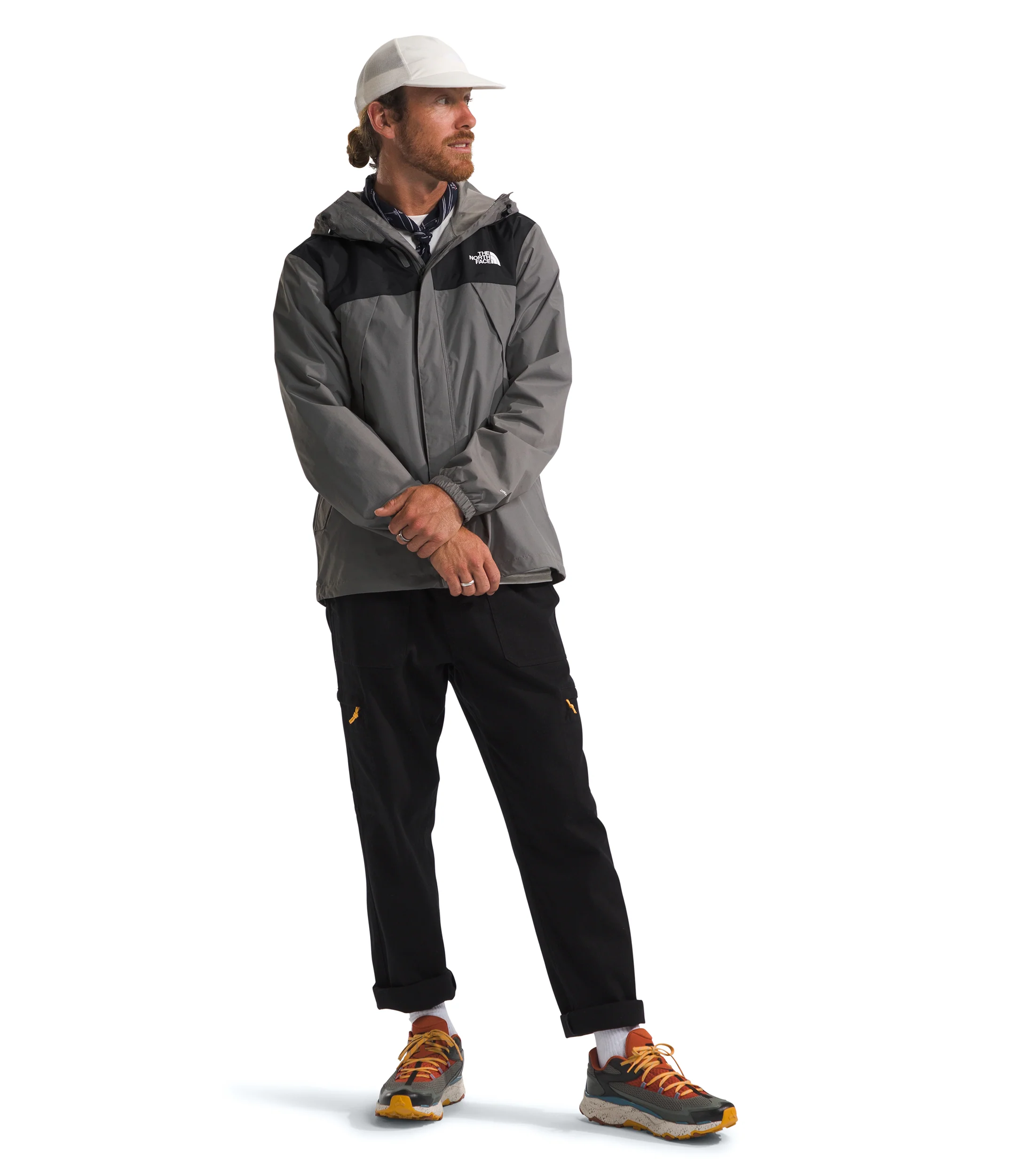 Men's Antora Jacket Smoked Pear TNF Black - Image 2