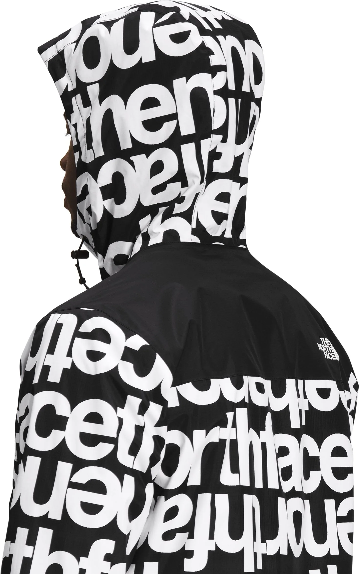 M Antora Jacket TNF Black TNF Black TNF Lowercase Print - Image 4