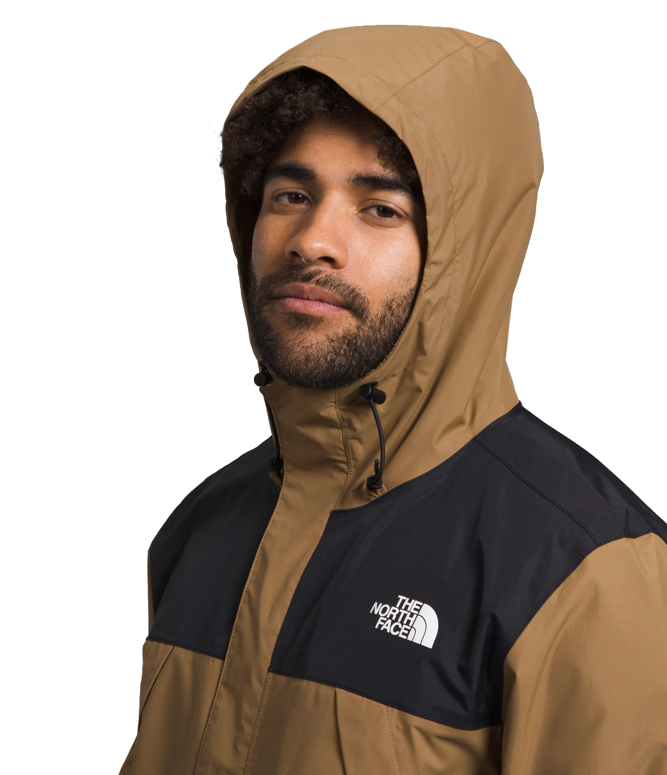 Men's Antora Jacket Utility Brown TNF Black - Image 5