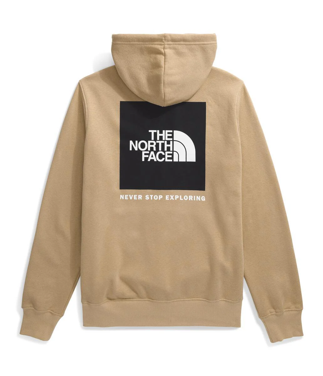 Men's Box Nse Pullover Hoodie Khaki Stone - Image 4