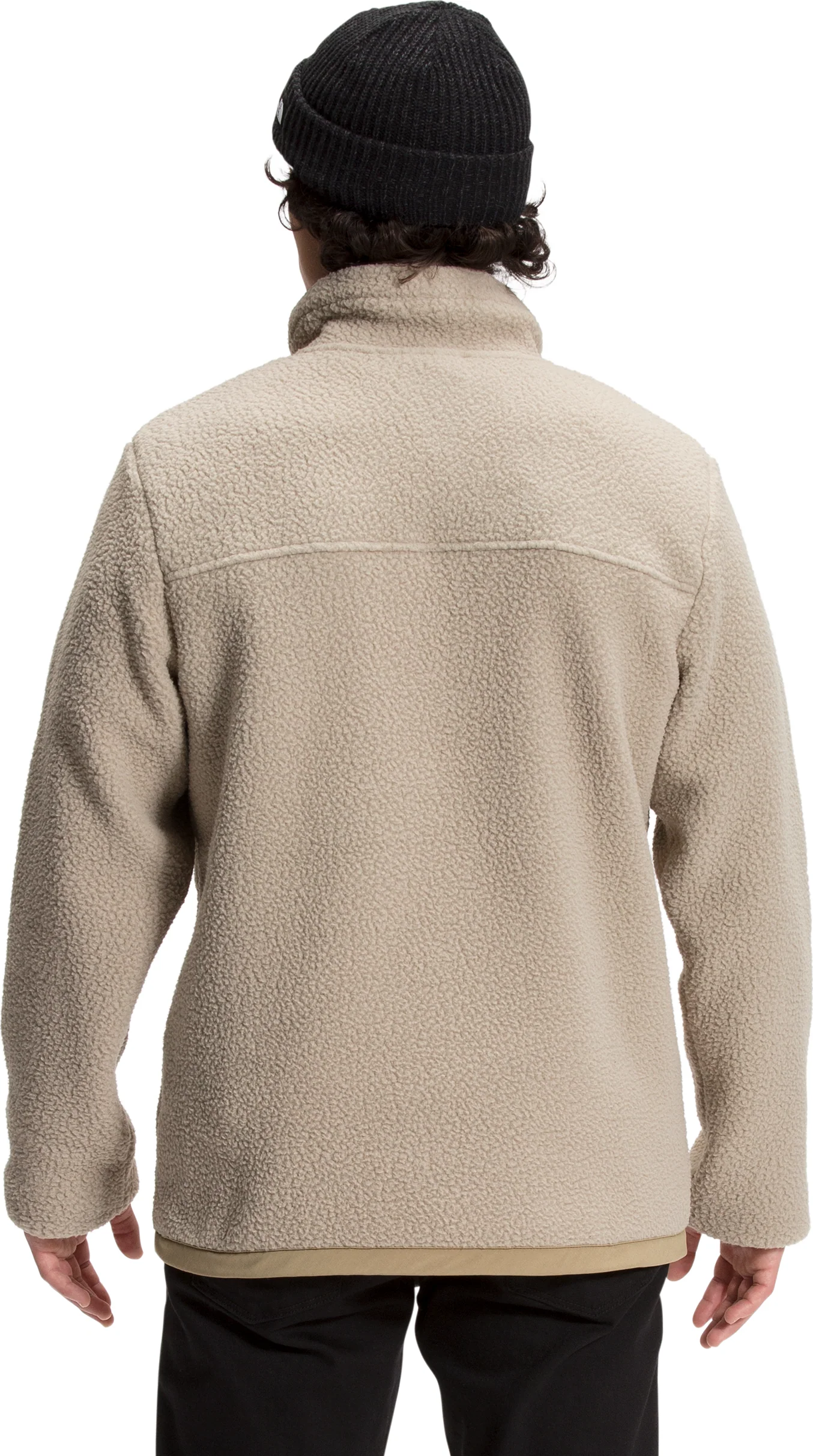 Men's Cragmont 1/4 Snap Pullover Flax/Kelp Tan - Image 4