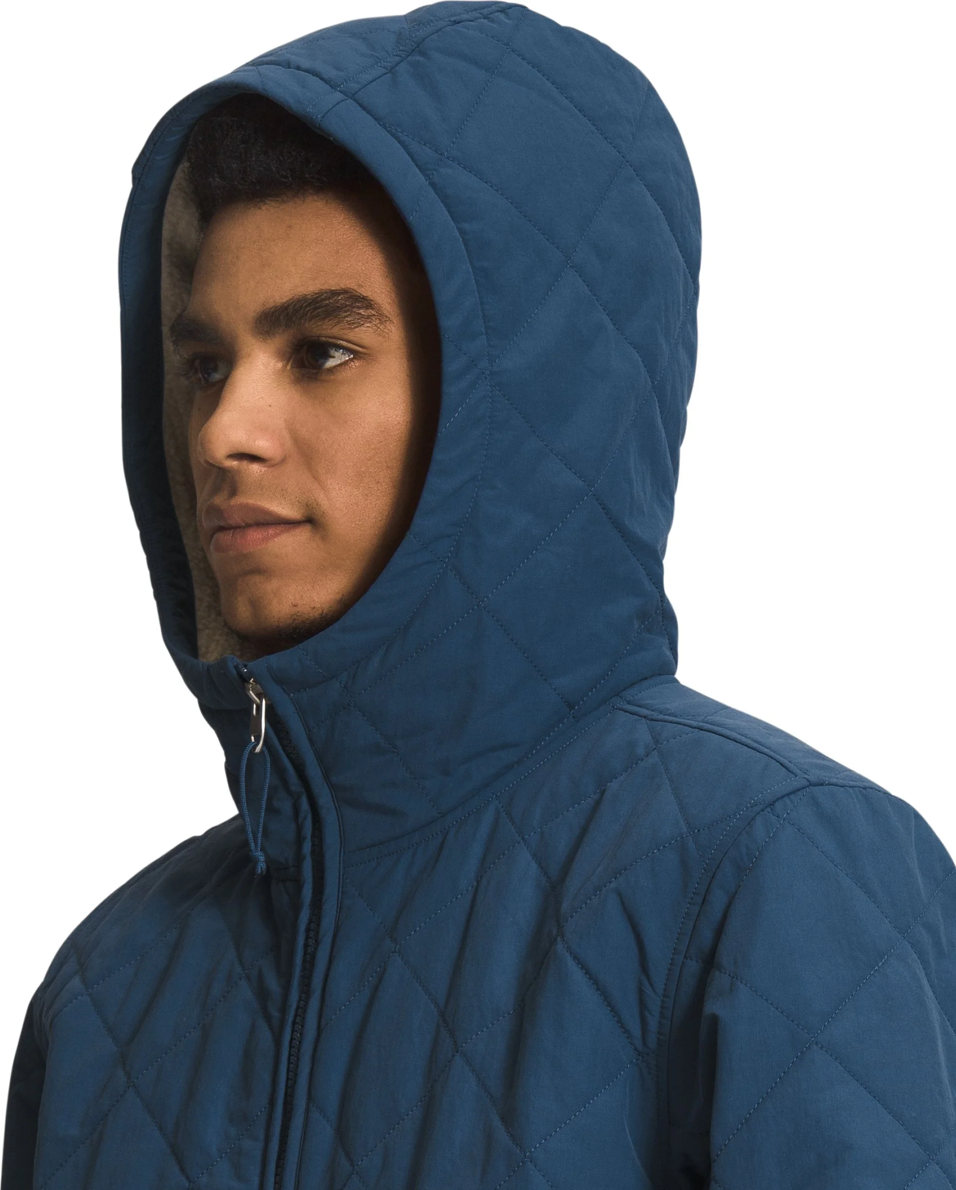 Men's Cuchillo Insulated Full Zip Hoodie Shady Blue Bleached Sand - Image 2