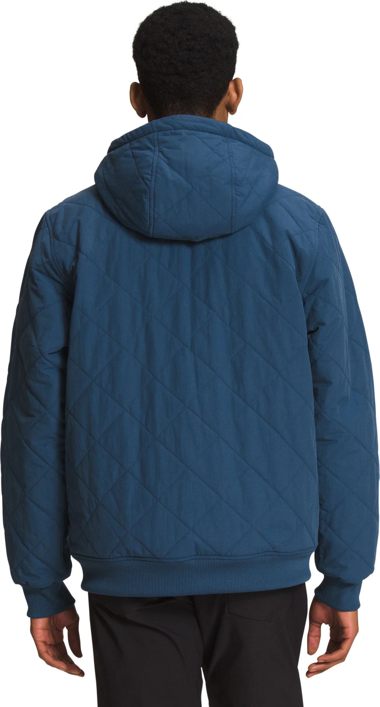 Men's Cuchillo Insulated Full Zip Hoodie Shady Blue Bleached Sand - Image 3