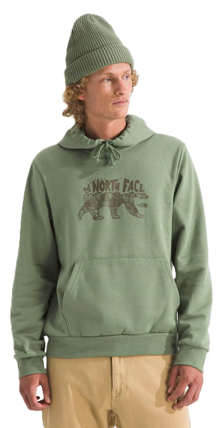 Men's Evolution TNF Bear Hoodie Graphic Bark Mist - Image 2