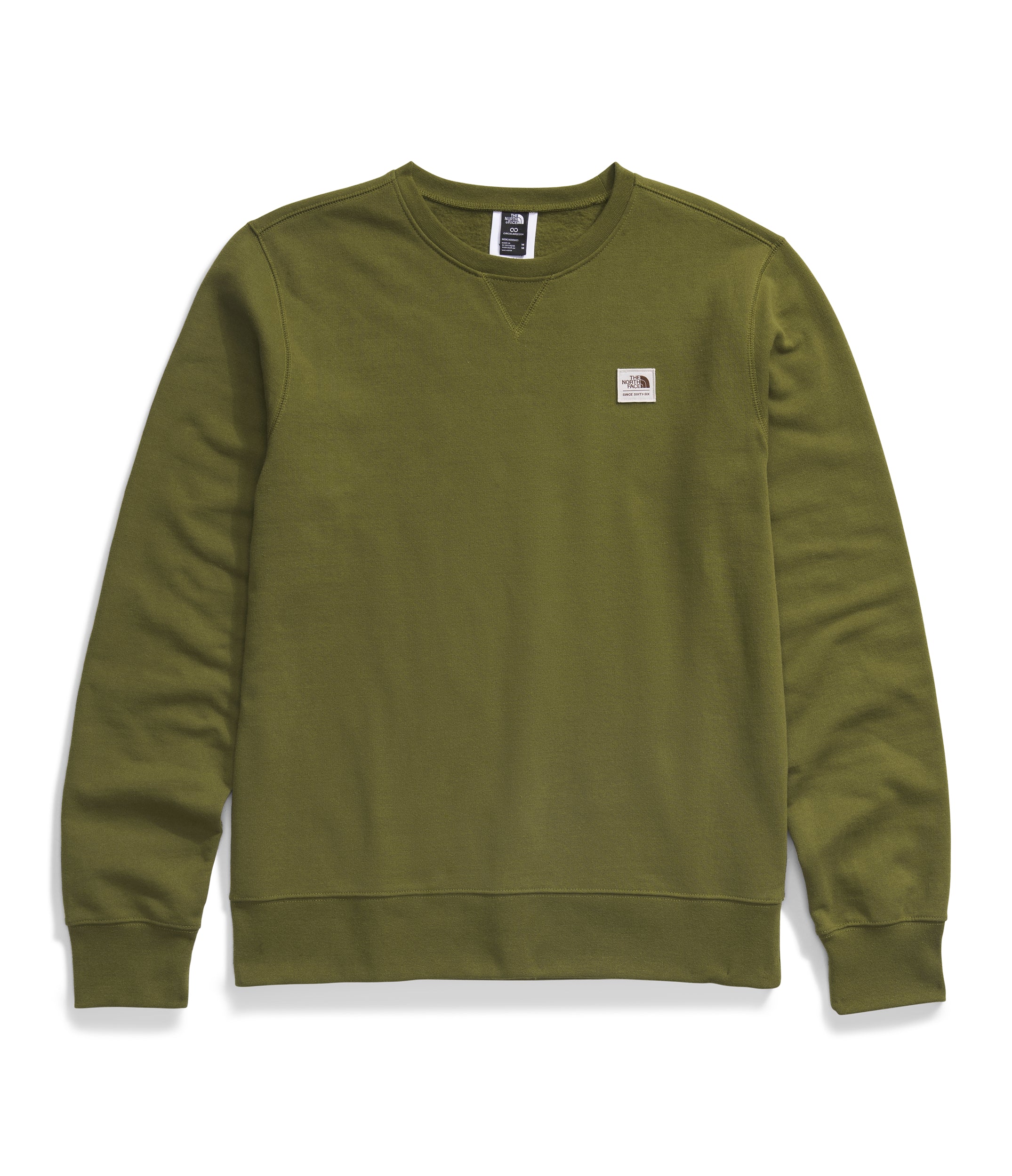Men's Heritage Patch Crew Forest Olive - Image 3