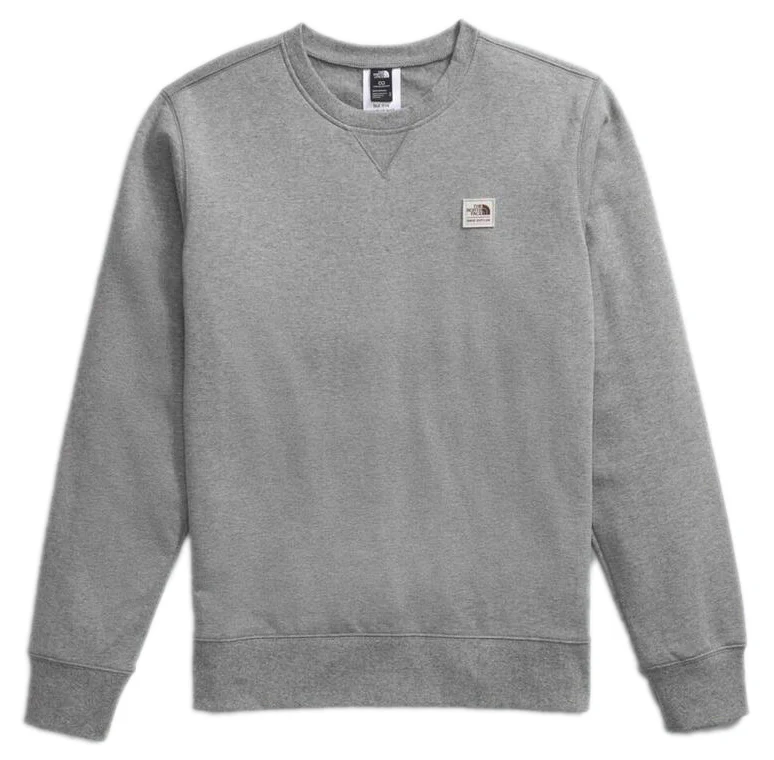 Men's Heritage Patch Crew TNF Medium Grey - Image 3