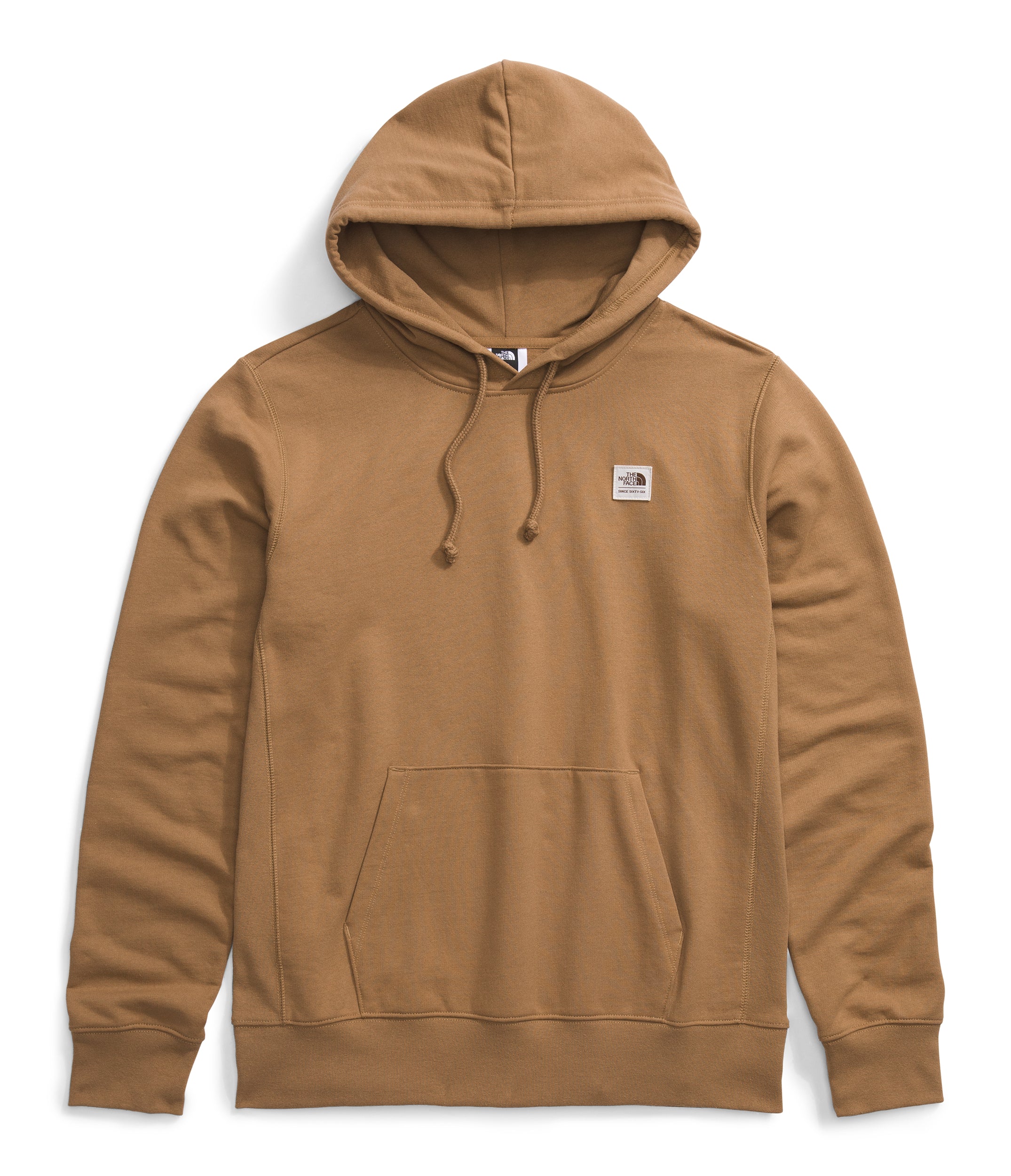 Men's Heritage Patch Pullover Hoodie Utility Brown TNF White - Image 3