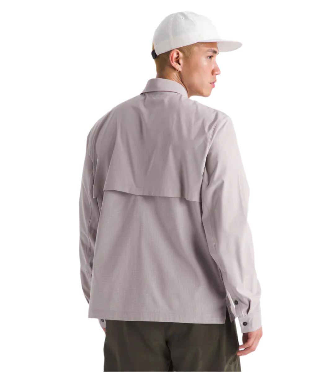 Men's L/S Lightrange Shirt Moonstone Grey - Image 3