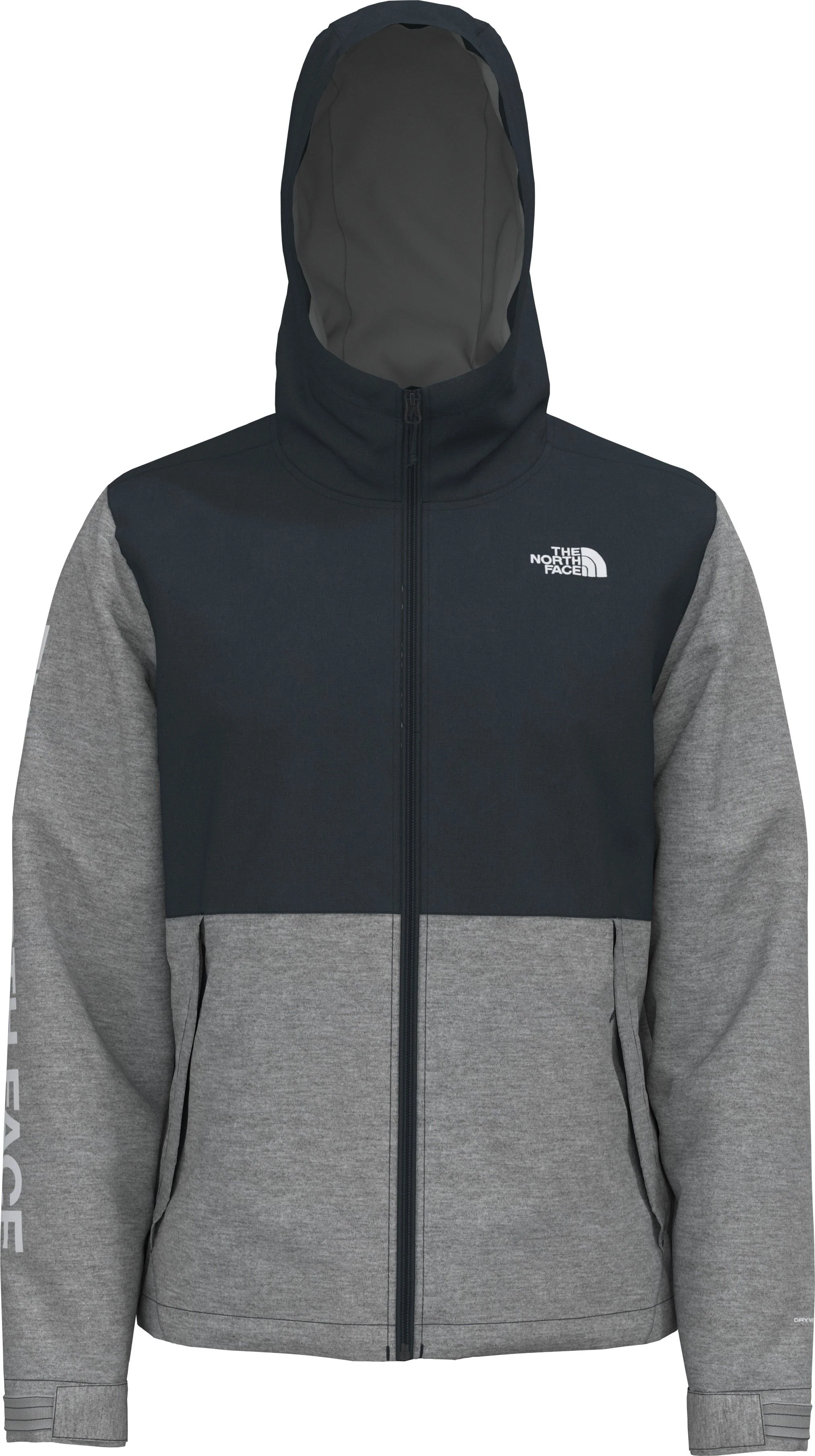 M Printed Novelty Millerton Jacket TNF Medium Grey Heather TNF Black