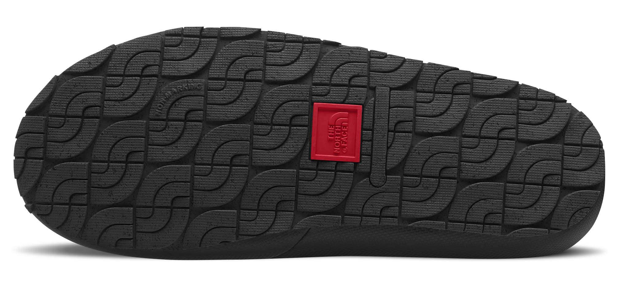 Men's Thermoball Traction Mule Red Yarn Dye Plaid TNF Black - Image 4