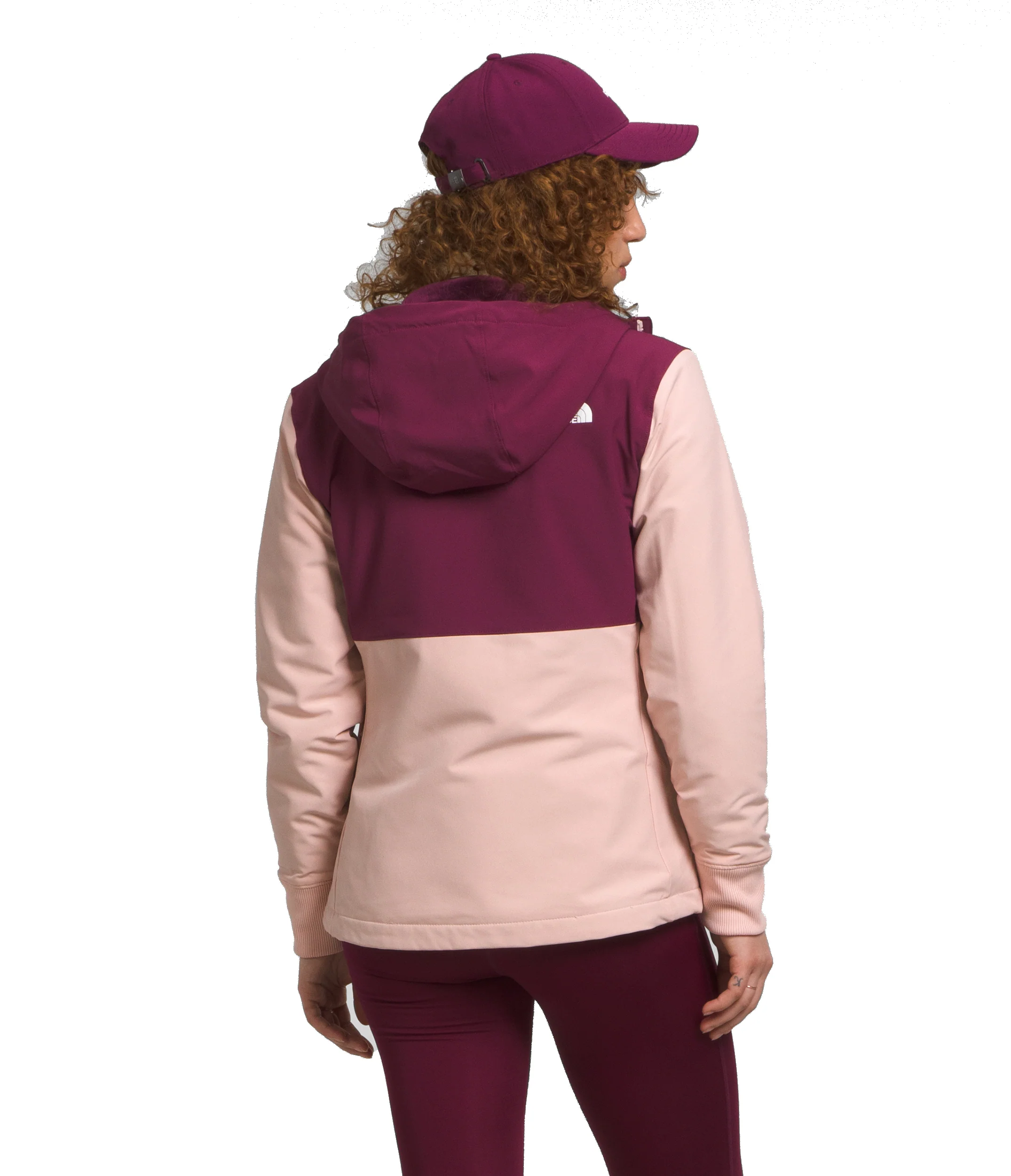 Women's Shelbe Raschel Hoodie Pink Moss Boysenberry - Image 5
