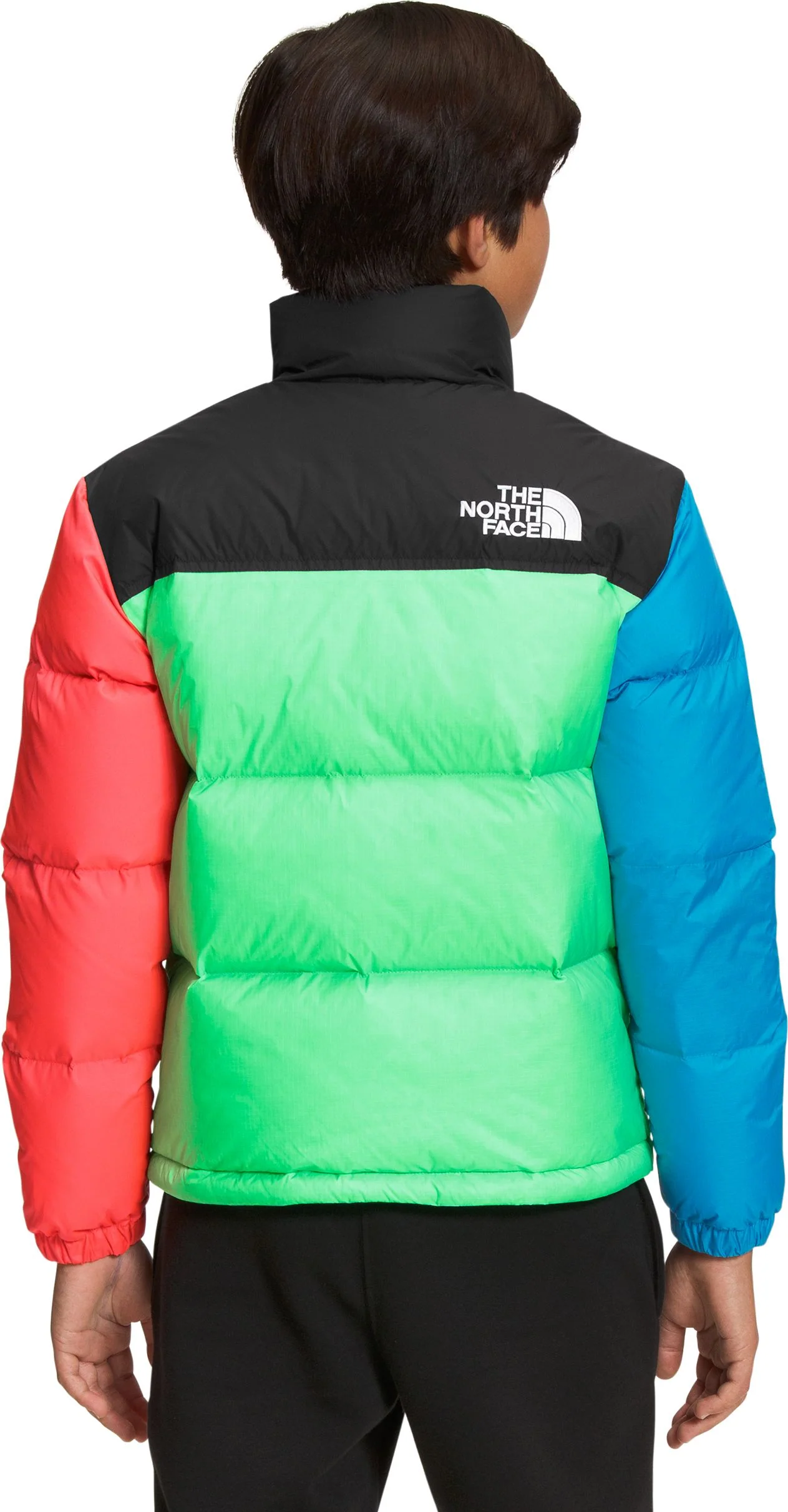 Teen 1996 Retro Nuptse Jacket Chlorophyll Green - Image 3