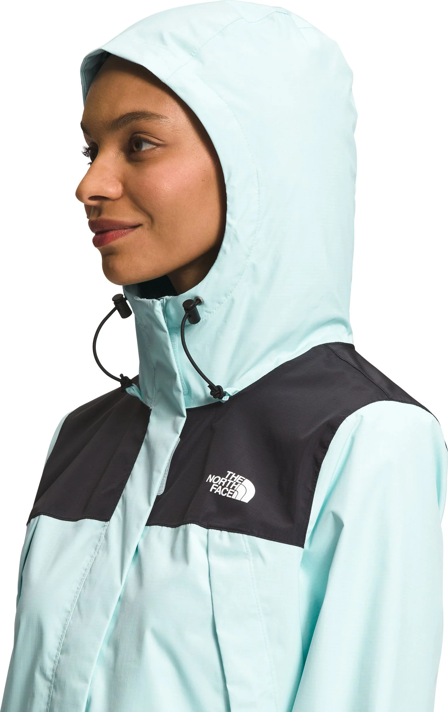 W Antora Jacket TNF Black/Skylight Blue - Image 4