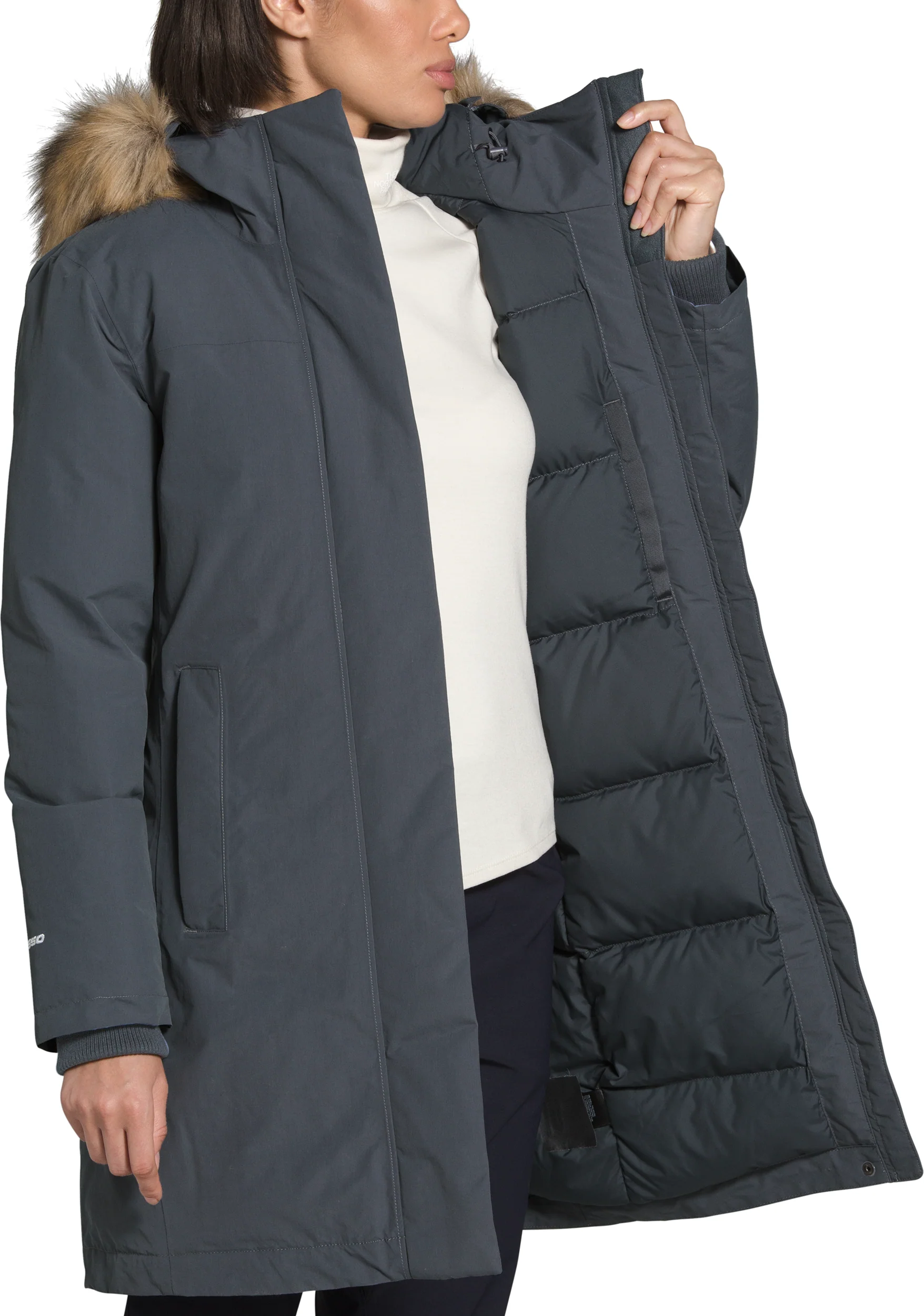 Women's Arctic Parka Vanadis Grey - Image 3