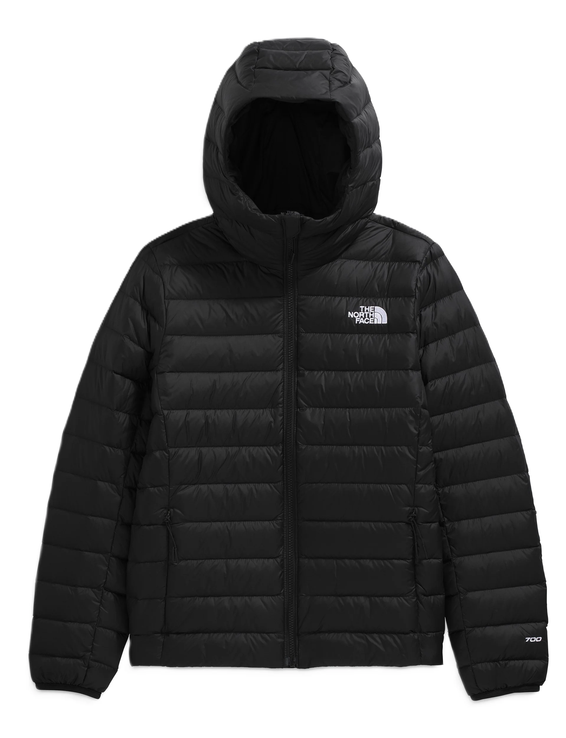 Women's Classic Down Hooded Jacket TNF Black - Image 2