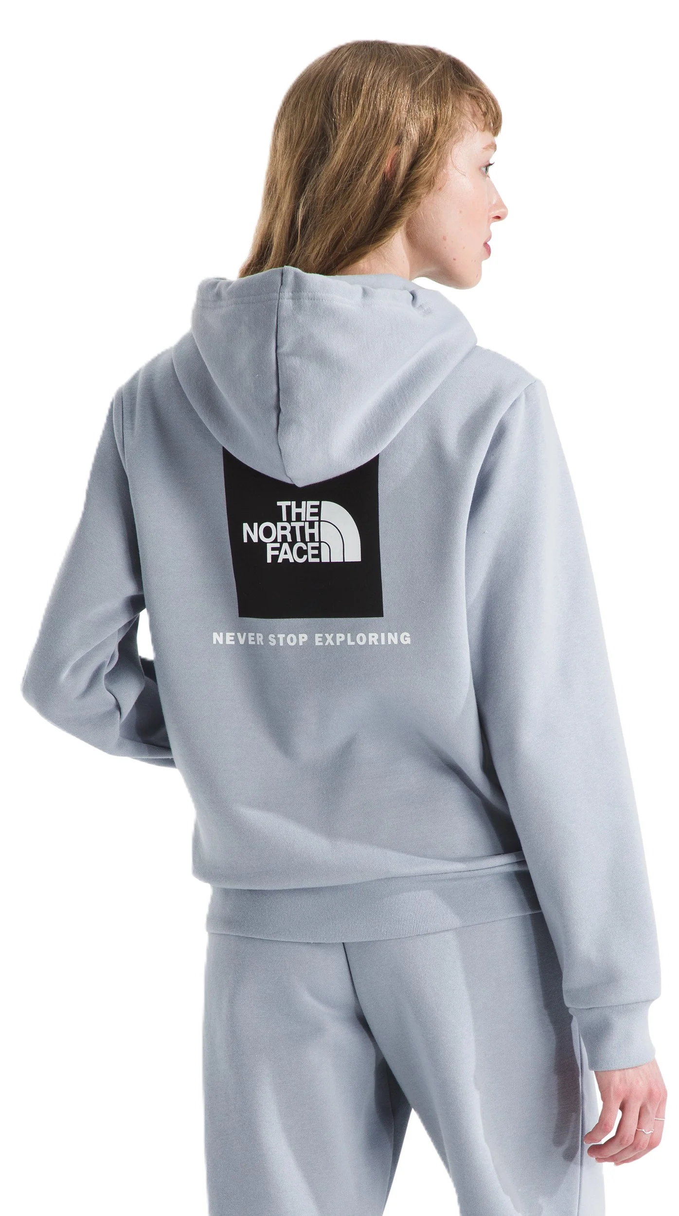 Women's Evolution Box Nse Hoodie Blue Flax - Image 2