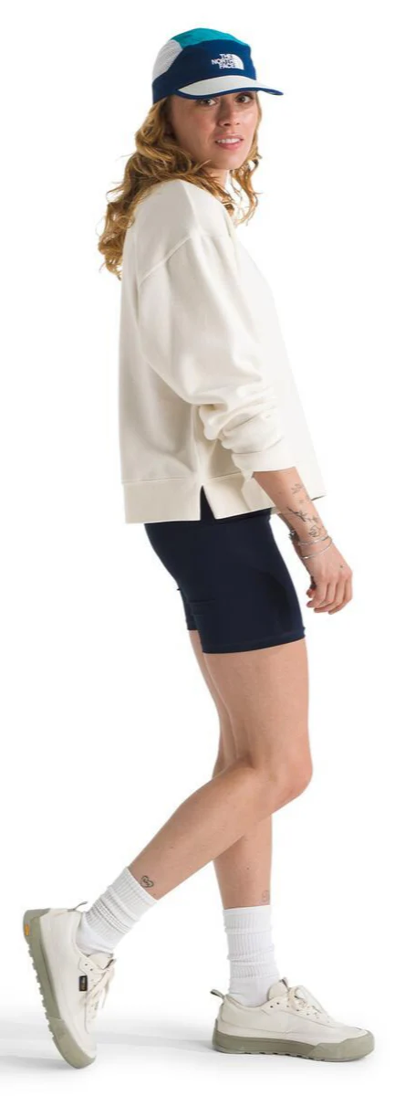 Women's Evolution Fleece Crew White Dune - Image 3