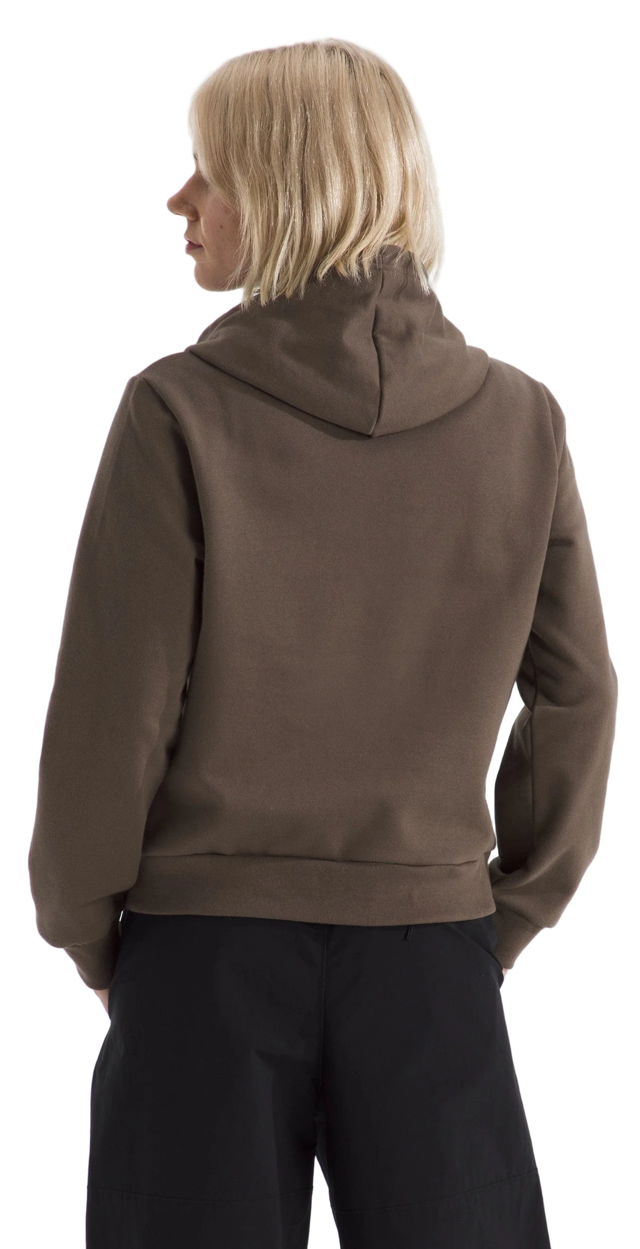 Women's Evolution Simple Dome Hoodie Smokey Brown - Image 2